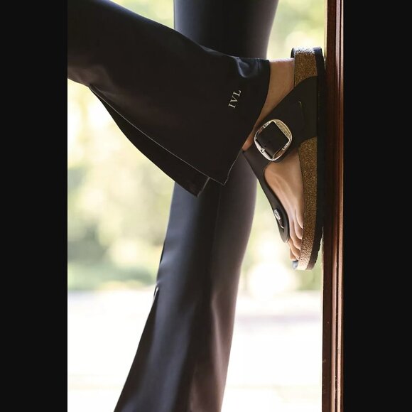 IVL ✨ NWOT Split-Hem Bootcut Leggings \\ Size 6 / Small // Black - Picture 4 of 5